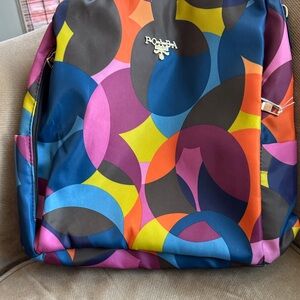 Polka Dot Multicolor Backpack
